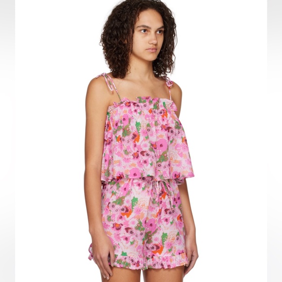 GANNI brand new tank top and shorts set size 42 / L - Picture 2 of 3